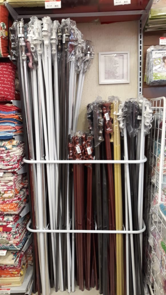 Organizador de varais de cortinas